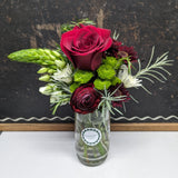 Holiday flower mini in vase