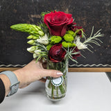 Holiday flower mini in vase