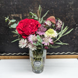 Bright pink Pretty Pint flower mini