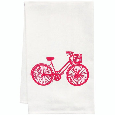 Second Best organic Bike tea towel