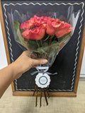 6 stem Firecracker Garden Rose Bouquet