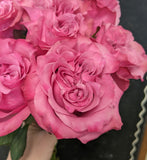 6 stem Country Blues Garden Rose Bouquet