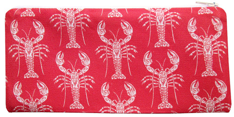 lobster zippered pouch