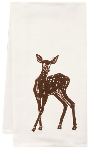 Second best organic deer tea towel