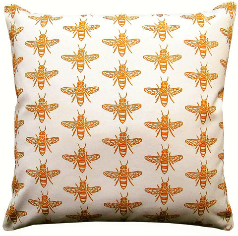 16x16 bee throw pillow