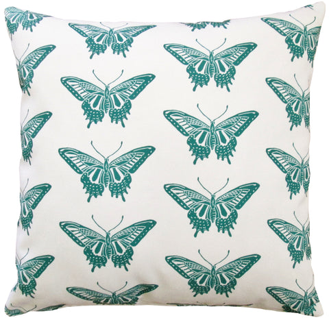 16x16 swallowtail butterfly throw pillow