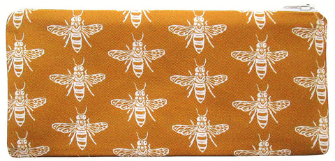 bee zippered pouch