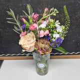 Valentine flowers MINI blush