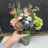 Valentine flowers MINI blush