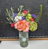 Valentine flowers MINI coral