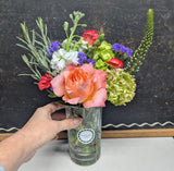 Valentine flowers MINI coral