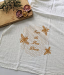 NEW Save the Bees Please flour sack tea towel