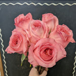 6 stem Pink Expression Garden Rose Bouquet