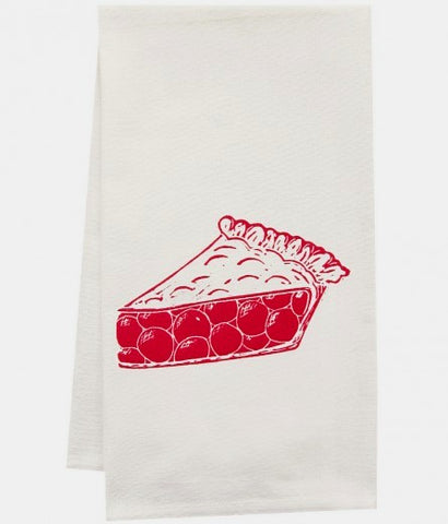 second best cherry pie tea towel