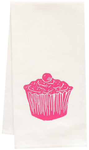 organic Cupcake tea towel