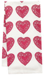 Second best All over print Heart tea towel